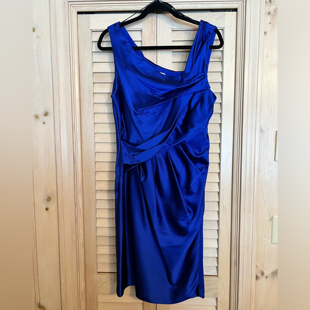 Suzi CHIN for maggy boutique royal blue evening/cocktail dress, Sz 14